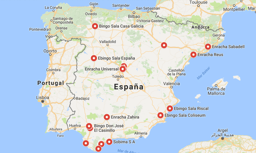 bingos en espana