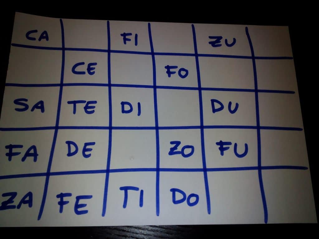 bingo auditivo