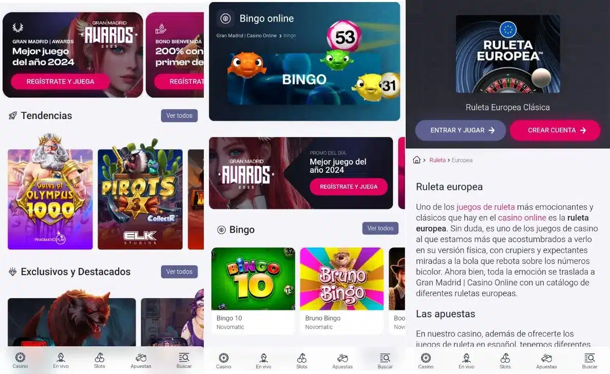 Movil Casino Gran Madrid