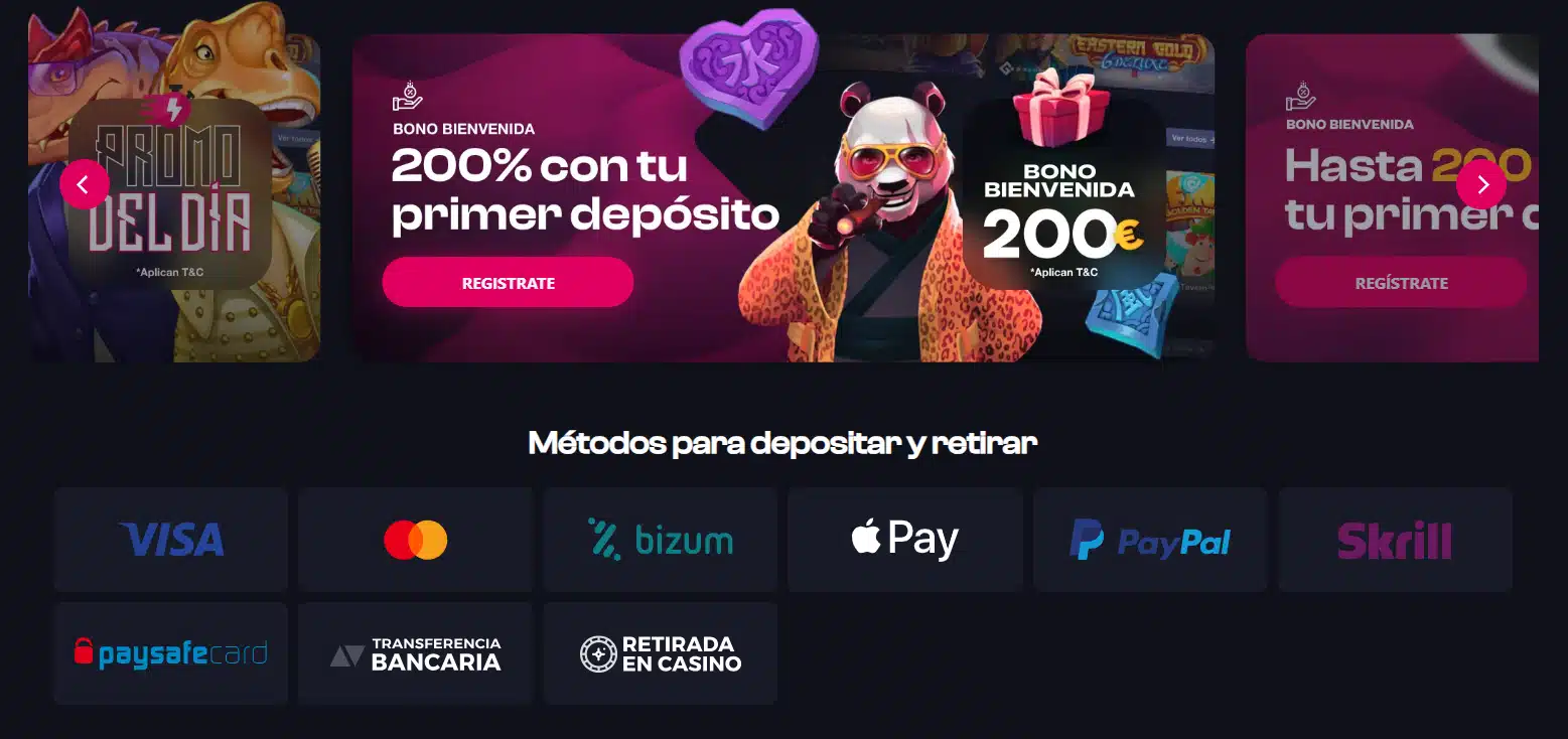Pagos Casino Gran Madrid